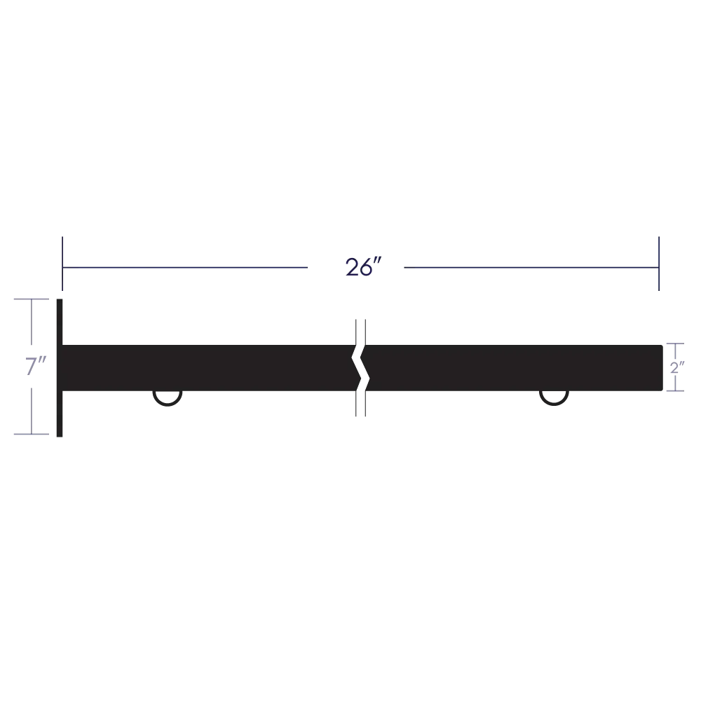 Custom Straight Arm Bracket