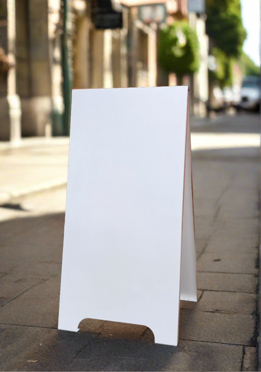 Solid Metal A-Frame Sign